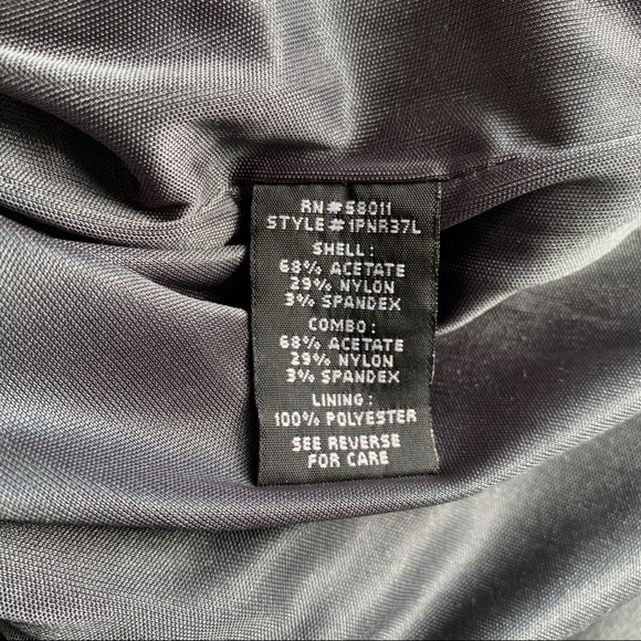 Jax // Black, Grey Starburst Design Y2K Mini Dress Sz 2 dr1 - Picture 9 of 9